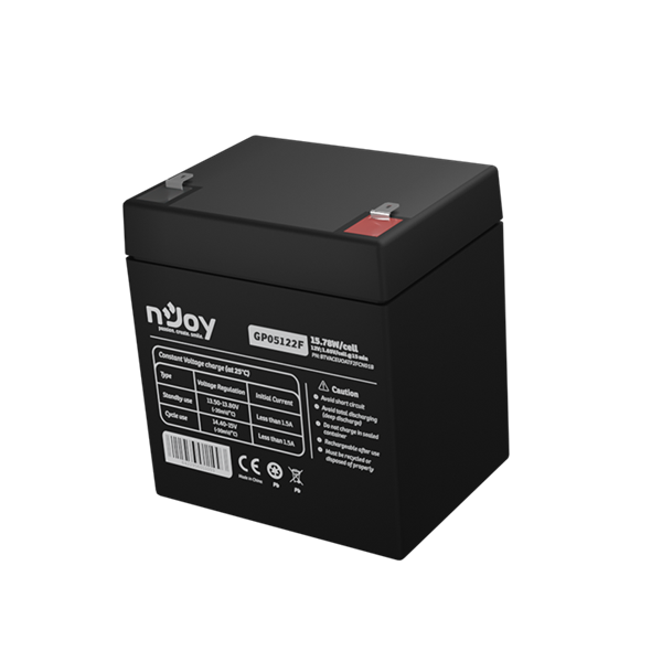 Njoy 12V/5Ah szünetmentes akkumulátor 1db/csomag - Image 7