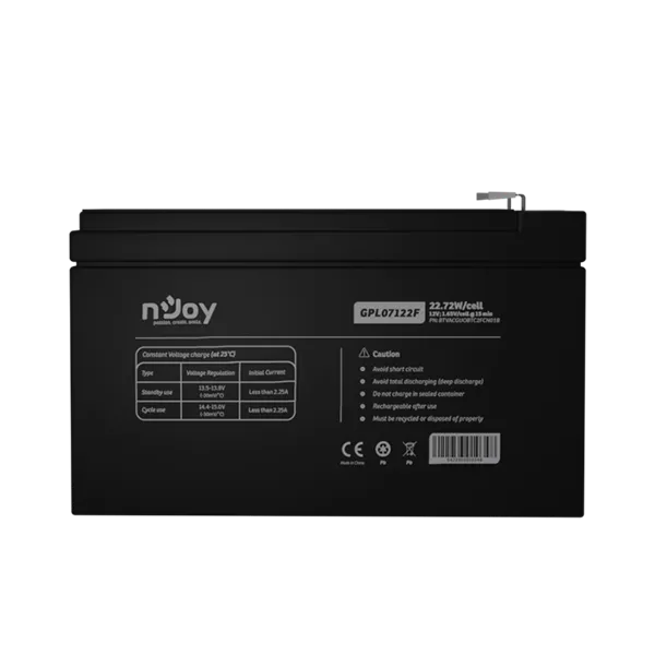 Njoy 12V/7Ah szünetmentes akkumulátor 1db/csomag - Image 7