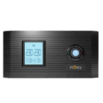 NJOY Inverter - Aira 1200 (2 Schuko, Szinusz hullám, Akku Támogatás: 40Ah-200Ah, AVR,  fekete) - Image 2
