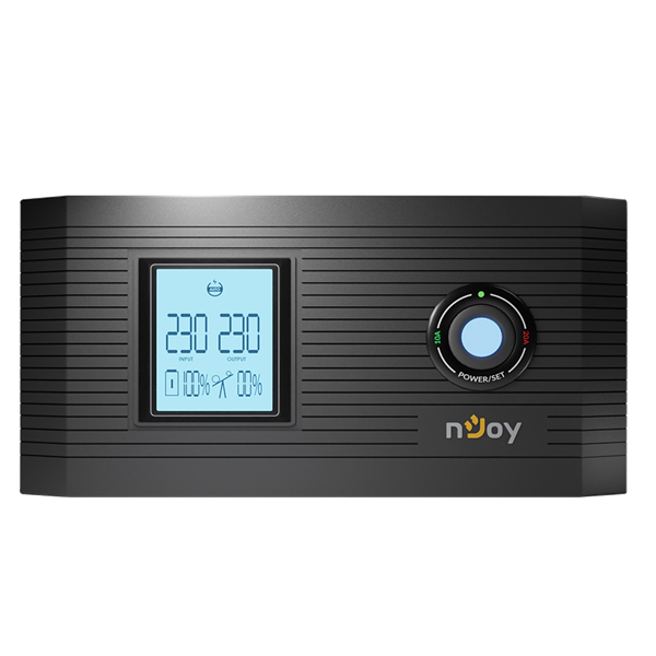 NJOY Inverter - Aira 1200 (2 Schuko, Szinusz hullám, Akku Támogatás: 40Ah-200Ah, AVR,  fekete) - Image 2