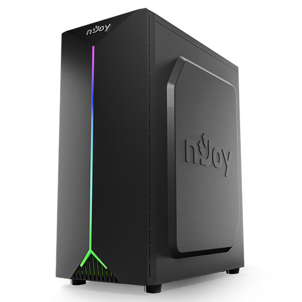 NJOY Számítógépház -  ANIL (fekete, ablakos, ATX, 1x12cm, 2xUSB2.0, 1x USB3.0) - Image 13