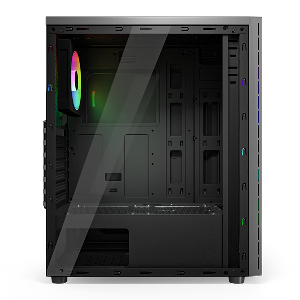 NJOY Számítógépház -  ANIL (fekete, ablakos, ATX, 1x12cm, 2xUSB2.0, 1x USB3.0) - Image 16