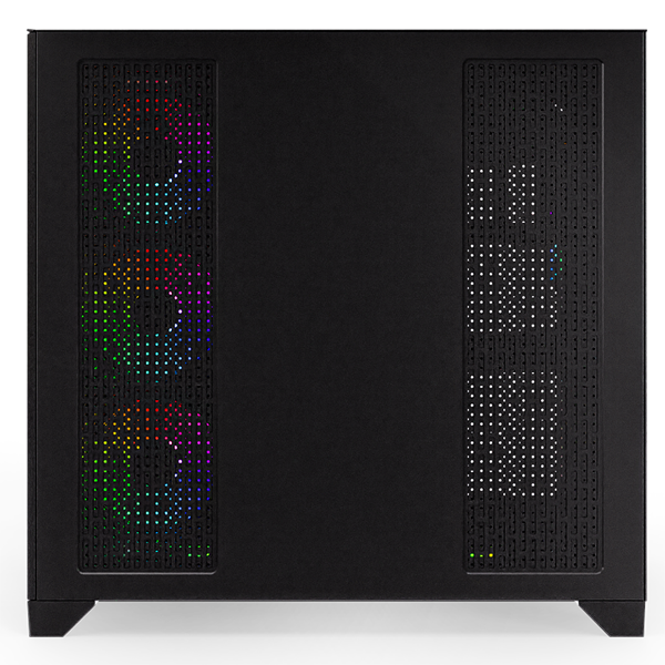 NJOY Számítógépház -  AURA (fekete, ablakos, ATX, 7x12cm, 2xUSB3.0, 1x USB-C) - Image 8