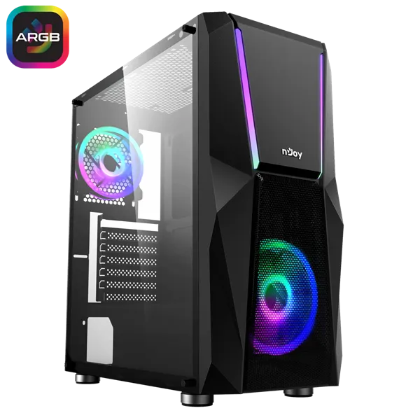 Njoy Fort Tempered Glass Black