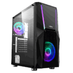 NJOY Számítógépház -  FORT (fekete, ablakos, ATX, 2x12cm, 1xUSB2.0, 2xUSB3.0) - Image 2