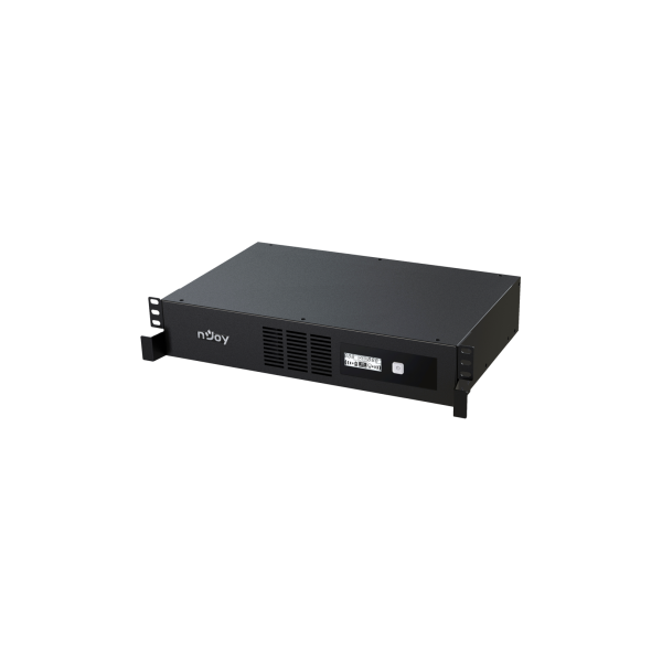 NJOY Szünetmentes 1000VA - Code 1000 (8 IEC C13, line-interaktív, USB menedzsment, szoftver, LCD kijelző, 2U rack)