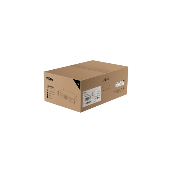NJOY Szünetmentes 1000VA - Code 1000 (8 IEC C13, line-interaktív, USB menedzsment, szoftver, LCD kijelző, 2U rack) - Image 4