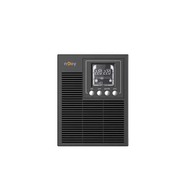 NJOY Szünetmentes  1000VA - Echo Pro 1000 (3 Schuko, RS-232, On-line, szinuszhullám, generátor támogatás, fekete)
