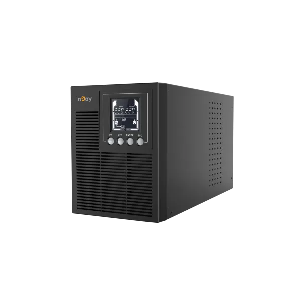 NJOY Szünetmentes  1000VA - Echo Pro 1000 (3 Schuko, RS-232, On-line, szinuszhullám, generátor támogatás, fekete) - Image 2