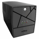 NJOY Szünetmentes  1000VA - Keen 1000 (4 Schuko, line-interaktív, RJ11/45 vonalvédelem, fekete) - Image 4