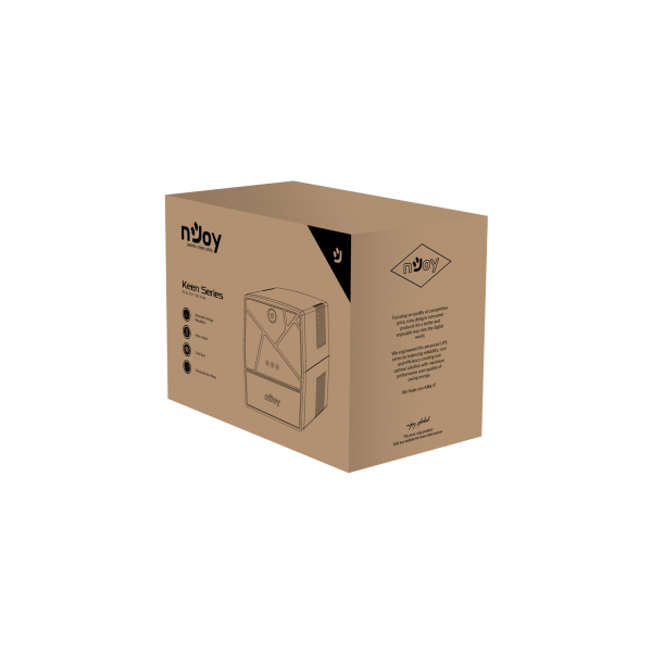 NJOY Szünetmentes  2000VA - Keen 2000 USB (4 Schuko, line-interaktív, USB menedzsment, RJ11/45 vonalvédelem, fekete) - Image 8