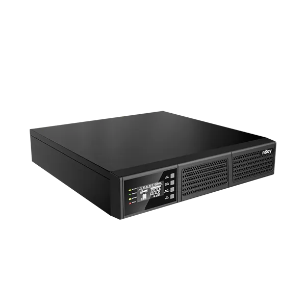 NJOY Szünetmentes 3000VA - Runa 3000 (On-line, RS232, USB, szoftver, LCD kijelző, 2U rack)