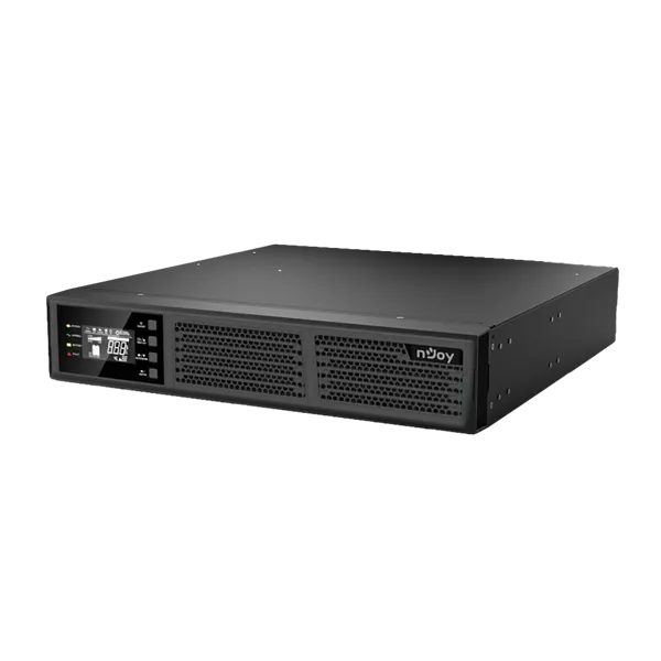 NJOY Szünetmentes 3000VA - Runa 3000 (On-line, RS232, USB, szoftver, LCD kijelző, 2U rack) - Image 2