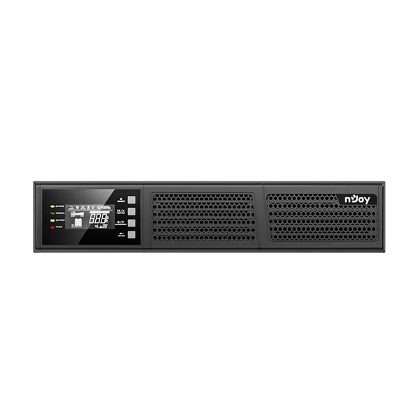 NJOY Szünetmentes 3000VA - Runa 3000 (On-line, RS232, USB, szoftver, LCD kijelző, 2U rack) - Image 3