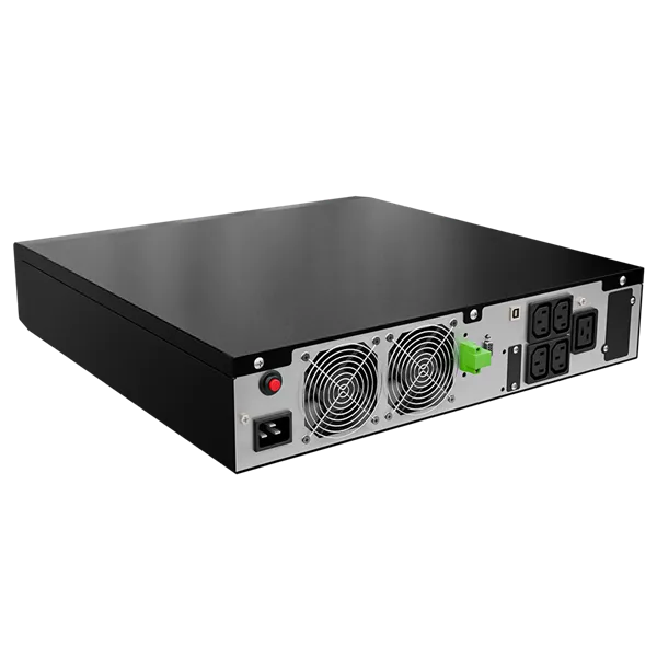 NJOY Szünetmentes 3000VA - Runa 3000 (On-line, RS232, USB, szoftver, LCD kijelző, 2U rack) - Image 5