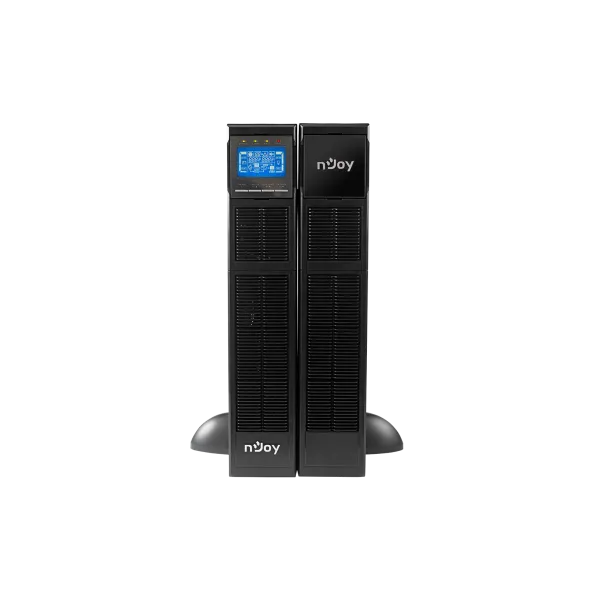 NJOY Szünetmentes 6000VA - Balder 6000 (On-line, RS232, USB, szoftver, LCD kijelző 2U rack) akkumulátor nélkül!