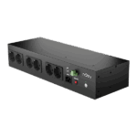 NJOY Szünetmentes 800VA - Theron 800 (8 Schuko, Off-line (VFD), USB menedzsment, 2U rack)