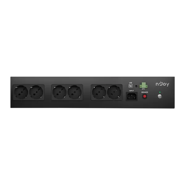 NJOY Szünetmentes 800VA - Theron 800 (8 Schuko, Off-line (VFD), USB menedzsment, 2U rack) - Image 3