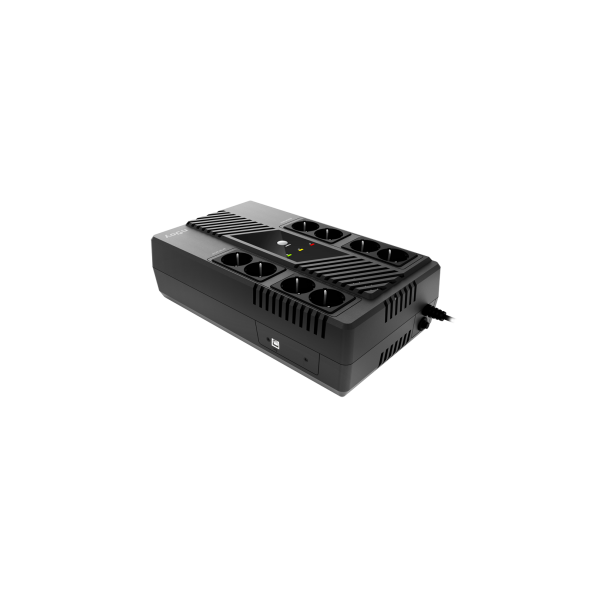 NJOY Szünetmentes 600VA - Token 600 (8 Schuko, line-interaktív, HID USB, túlfeszültség védett, fekete) - Image 6