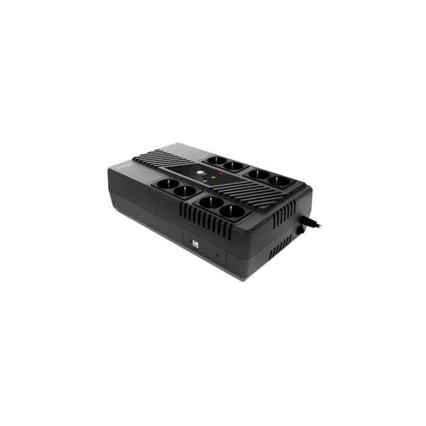 NJOY Szünetmentes 600VA - Token 600 (8 Schuko, line-interaktív, HID USB, túlfeszültség védett, fekete) - Image 8