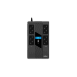 NJOY Szünetmentes 800VA - Token 800 (2x4 Schuko, line-interaktív,HID USB, LCD, túlfeszültség védett, fekete) - Image 2