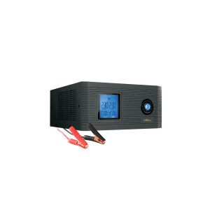 NJOY Inverter - Aira 600 (2 Schuko, Szinusz hullám, Akku Támogatás: 40Ah-200Ah, AVR, fekete)