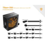 NJOY Tápegység 550W - Titan+ 550 (80 Plus Bronze, Aktív PFC, 12cm) - Image 5