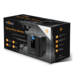 NJOY Szünetmentes  600VA - Horus Plus 600 (2 Schuko, line-interaktív, RJ11 védelem, USB, szoftver, LCD kijelző, fekete) - Image 8