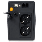 NJOY Szünetmentes  800VA - Horus Plus 800 (2 Schuko, line-interaktív, RJ11 védelem, USB, szoftver, LCD kijelző, fekete) - Image 9