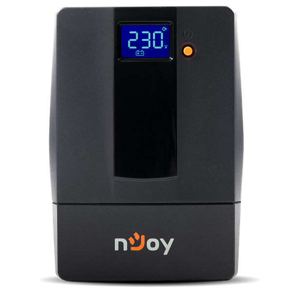 NJOY Szünetmentes  800VA - Horus Plus 800 (2 Schuko, line-interaktív, RJ11 védelem, USB, szoftver, LCD kijelző, fekete) - Image 10