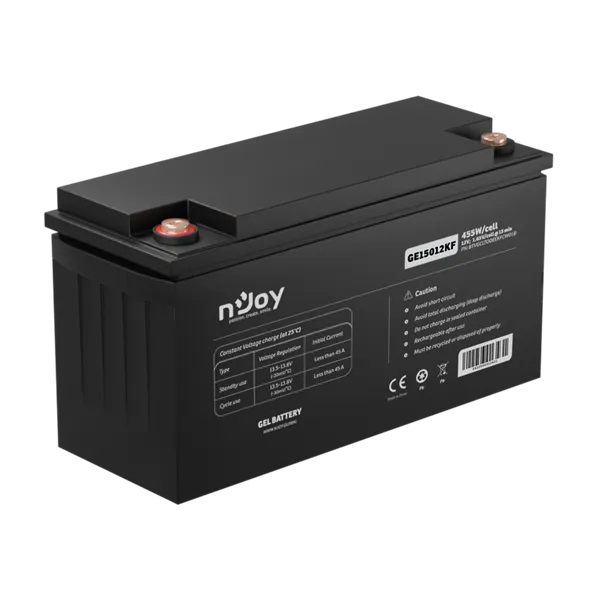 NJOY akkumulátor - GE15012KF (12V/150Ah, T11, zárt, gondozás mentes, GEL) - Image 5