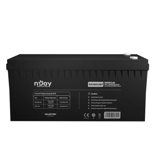 NJOY akkumulátor - GE20012KF (12V/200Ah, T11, zárt, gondozás mentes, GEL) - Image 2