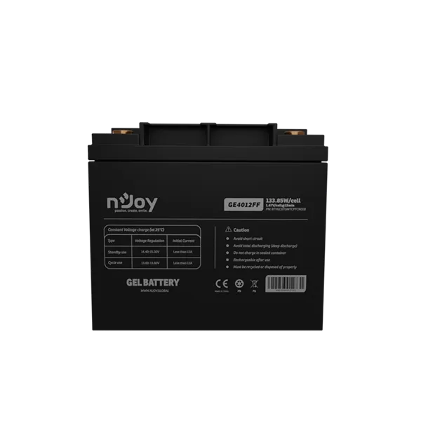 NJOY akkumulátor - GE4012FF (12V/40Ah, T6, zárt, gondozás mentes, GEL) - Image 4