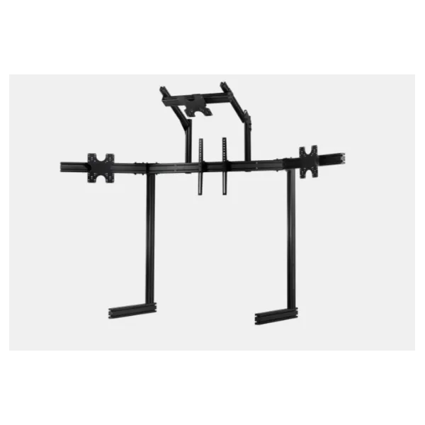 Next Level Racing Szimulátor kijelző állvány - Freestanding Complete Quad Monitor Stand - Black Edition - Image 2