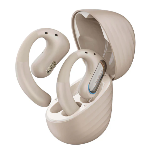 ONEODIO Sport Fejhallgató - OpenRock Pro Beige (premium, légvezetés, BT 5.2, bézs) - Image 1
