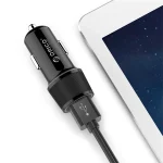 ORICO autós töltő - UCC-2U-BK (Szivargyújtós, USB-A+USB-C, fekete) - Image 5