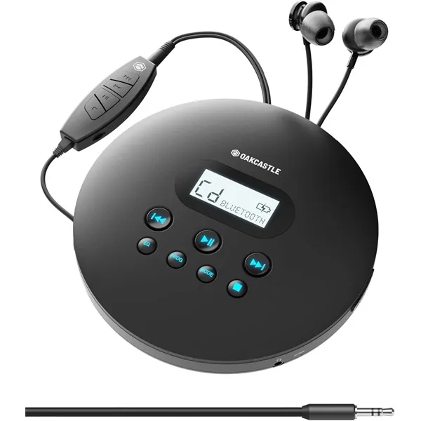 Oakcastle CD lejátszó - CD100 Fekete (Bluetooth 5.0)