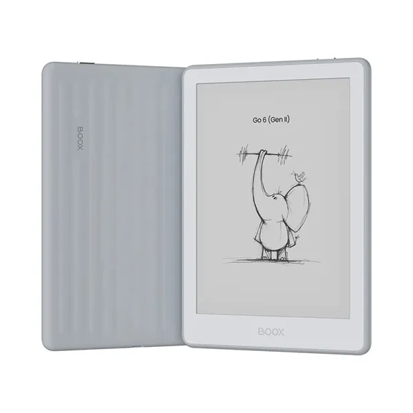 Onyx BOOX e-book  6" - Go 6 Gen2 Szürke (HD ePaper, világítás,1448x1072; Octa, 3GB/32GB, Dual-WiFi; BT5; 1500mAh; A11)