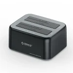 Orico HDD/SSD Dokkoló - 6829C3-C-EU-BK (2x 2,5"/3,5" HDD/SSD -> USB-A, Offline klón funkció, Max.: 36TB, fekete) - Image 2