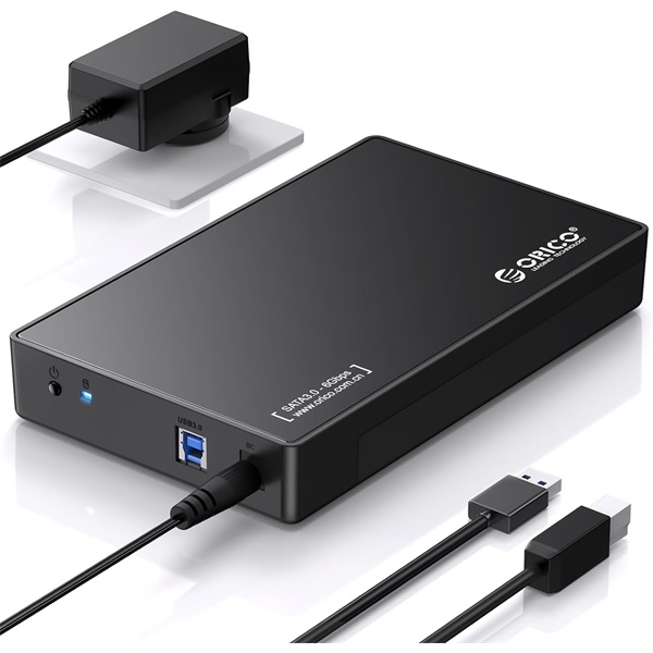 Orico_Kulso_HDDSSD_Haz_2535_-_DDL35-U3_USB-B_to_USB-A_32_Max_20TB_fekete-i422964.jpg Orico Külső HDD/SSD Ház 2.5"/3,5" - DDL35-U3 (USB-B to USB-A 3.2, Max.: 20TB, fekete) - Image 1