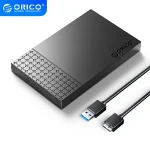 Orico Külső HDD/SSD Ház 2.5" - 2526U3-V1-BK (USB-A 3.0, Max. 7-9,5 mm, Max.: 6TB, fekete) - Image 2