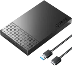 Orico Külső HDD/SSD Ház 2.5" - 2526U3-V1-BK (USB-A 3.0, Max. 7-9,5 mm, Max.: 6TB, fekete) - Image 3