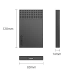 Orico Külső HDD/SSD Ház 2.5" - 2526U3-V1-BK (USB-A 3.0, Max. 7-9,5 mm, Max.: 6TB, fekete) - Image 4
