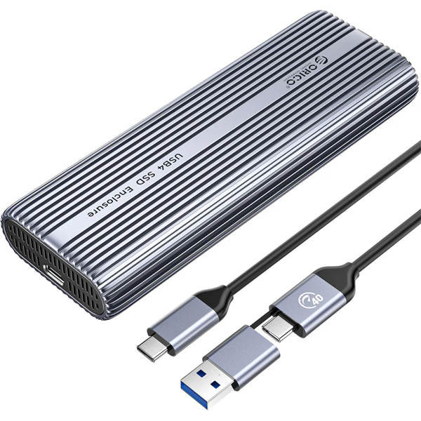 Orico_Kulso_M2_haz_-_ACOM2-U4-GY_USB-C_4-_M2_NVMe_Max_8TB_40_Gbps_szurke-i441199.png Orico Külső M.2 ház - ACOM2-U4-GY (USB-C 4-> M.2 NVMe, Max.: 8TB, 40 Gbps, szürke) - Image 1
