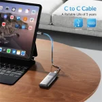 Orico Külső M.2 ház - STPWDM2-G2-GY (USB-A/C -> M.2 NVMe, Max.: 8TB, 10 Gbps) - Image 11