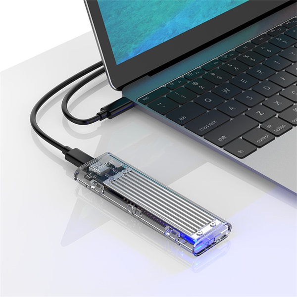 Orico Külső M.2 ház - TCM2-C3-BK/19/ (USB-C 3.1 -> M.2 NVMe, Max.: 2TB, 10 Gbps, fekete) - Image 5