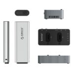 Orico M.2 SSD Dokkoló - IT28N-C-EU (2xM.2 NVMe -> USB-A/C, Max.: 8 TB, Klón funkció, Max.: 40Gbps, szürke) - Image 2
