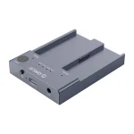 Orico M.2 SSD Dokkoló - M2P2-C3-C-EU (2xM.2 NVMe -> USB-A/C, Max.: 2TB, Offline Klón funkció, Max.: 10Gbps, szürke)