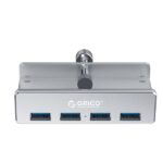 Orico USB3.0 Hub - MH4PU-SV /161/(4 port, Bemenet: USB-A, Kimenet: 4xUSB-A, rögzíthető, ezüst) - Image 3
