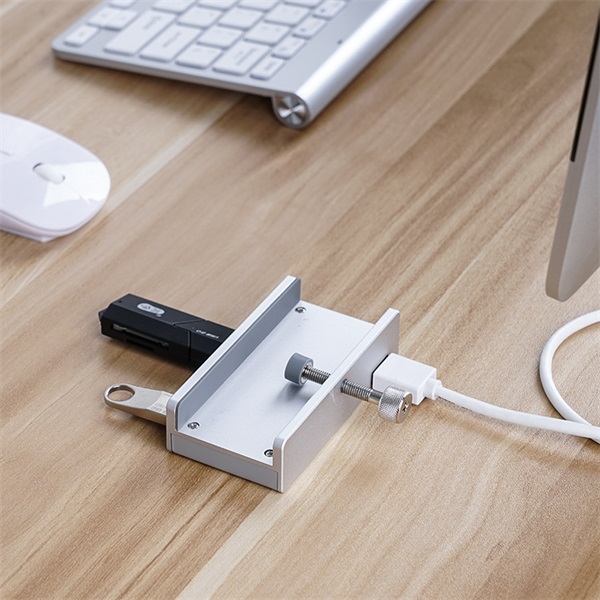 Orico USB3.0 Hub - MH4PU-SV /161/(4 port, Bemenet: USB-A, Kimenet: 4xUSB-A, rögzíthető, ezüst) - Image 5
